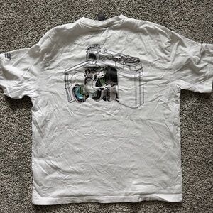 H&M White Camera Graphic Tee